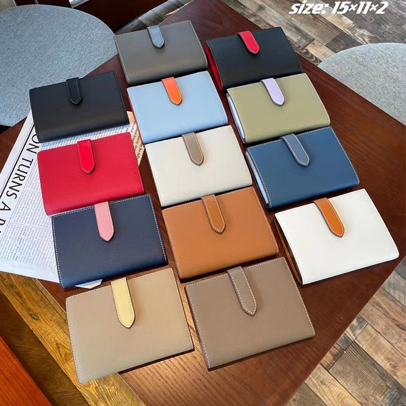 Luxury Quilted Bags - Fashion Women Genuine Leather Short Wallet