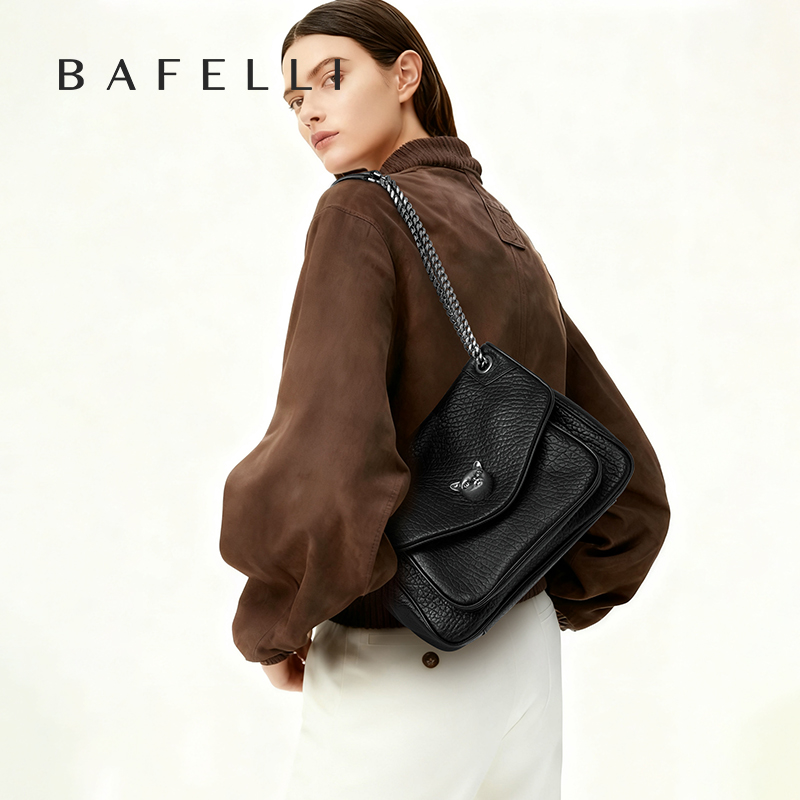 Luxury Quilted Bags - BAFELLI Trendy Chained Tote Bag for