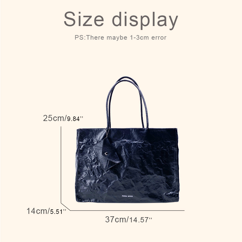 Korean Casual Kraft Paper Tote - Luxury Tote Bags With Zipper review and price