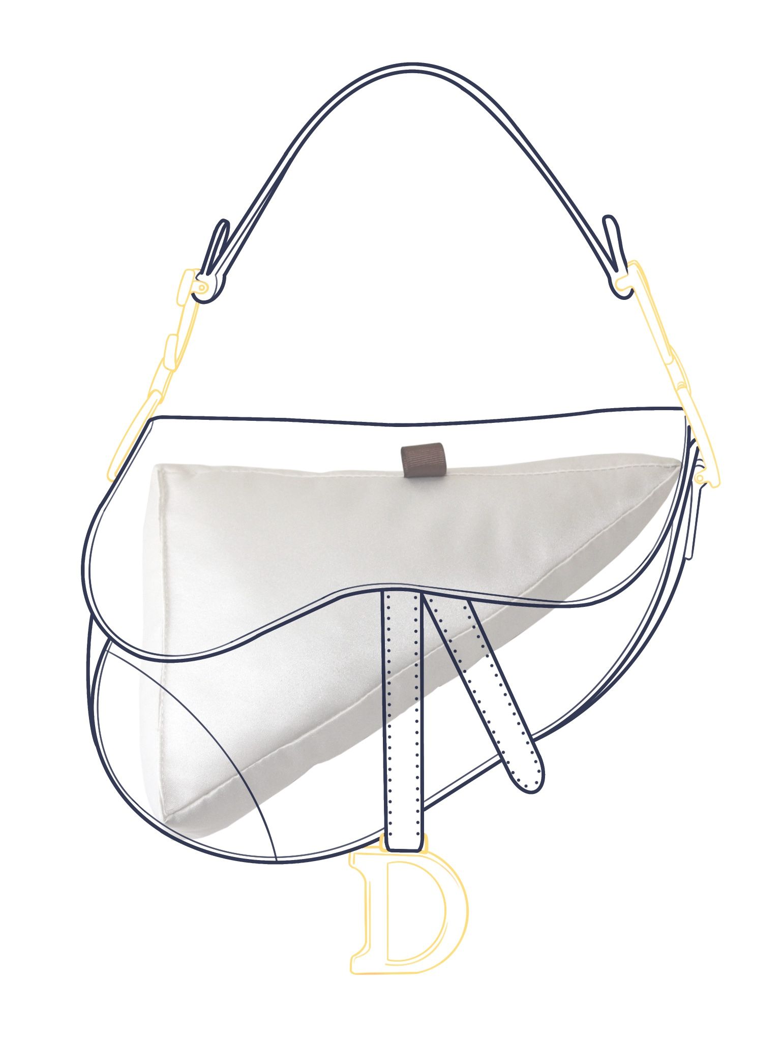 Fit For Saddle Bag Luxury Hand - Luxury Bags Dior review and price