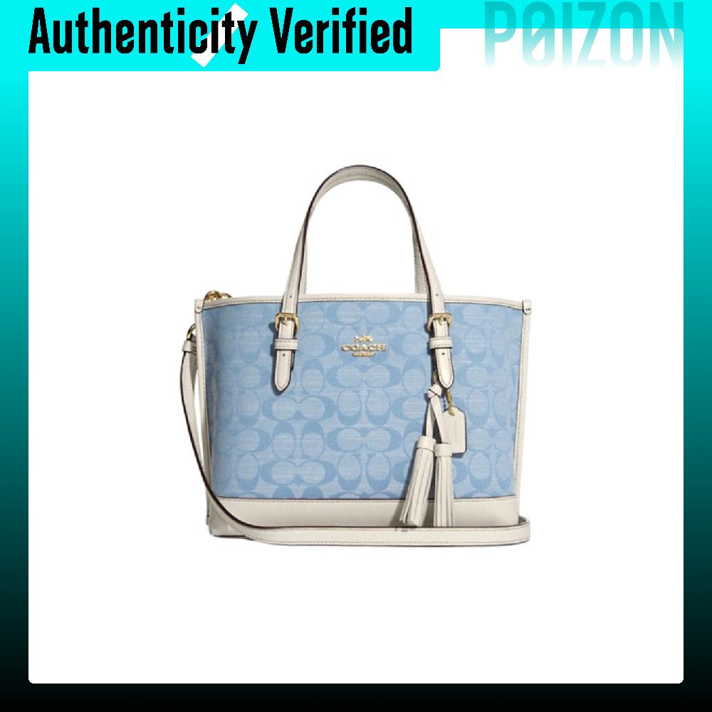 COACH Canvas With Leather Tote - Tote Bag Leather Monogram review and price