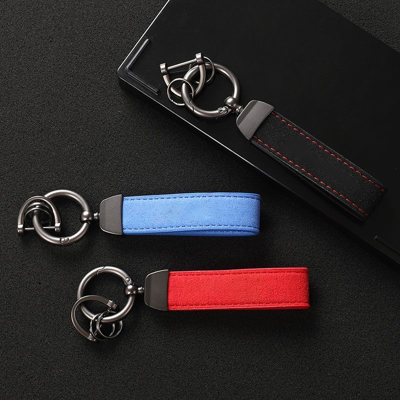Suede Leather Car Keychain Hig - Luxury Xmas Bags review and price