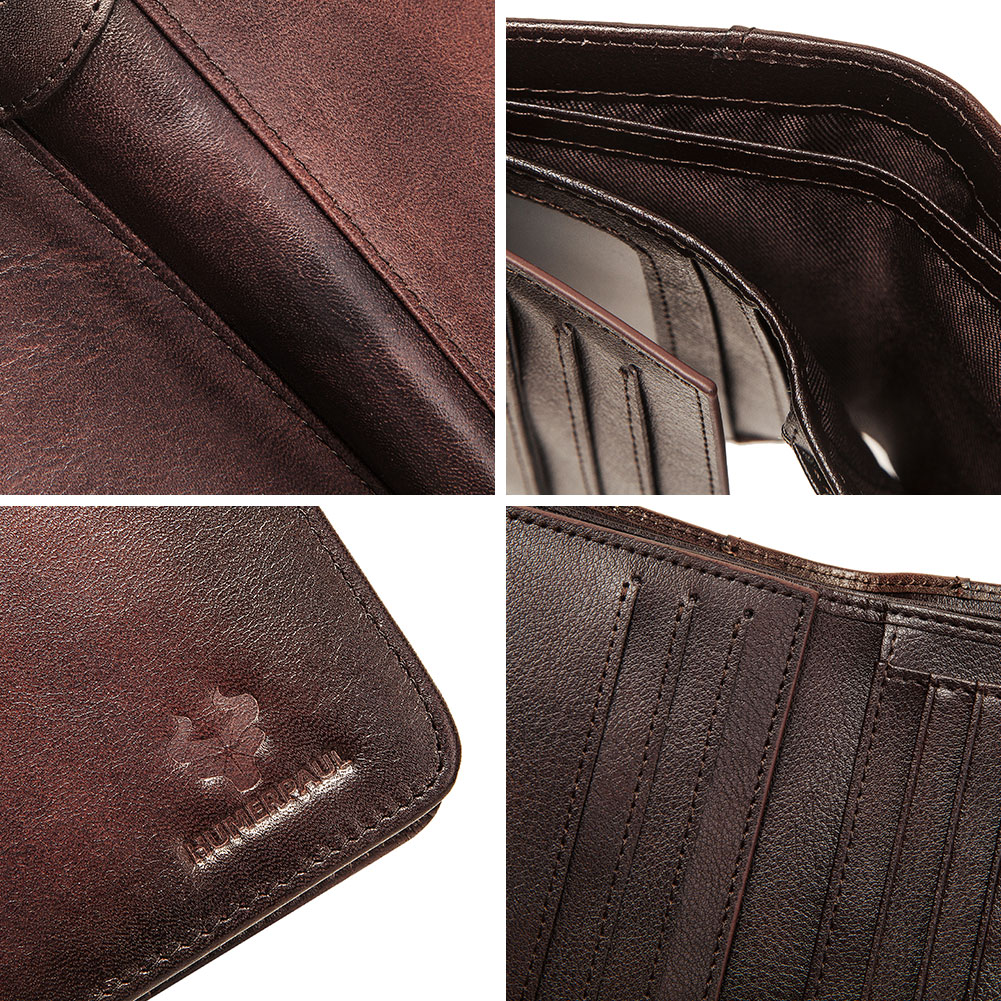 Genuine Leather Mens Wallet RF - Luxury Bags Photos review and price