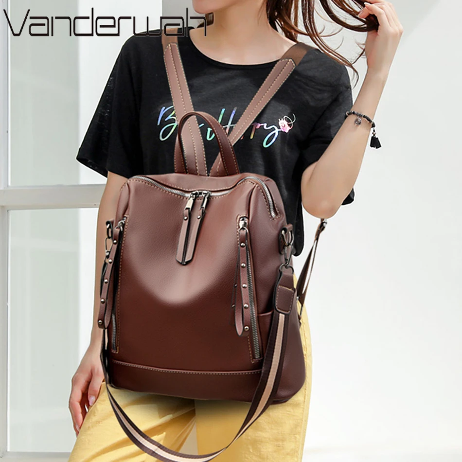 Brand Luxury Backpacks Soft Le - Luxury Tote Bags With Zipper review and price