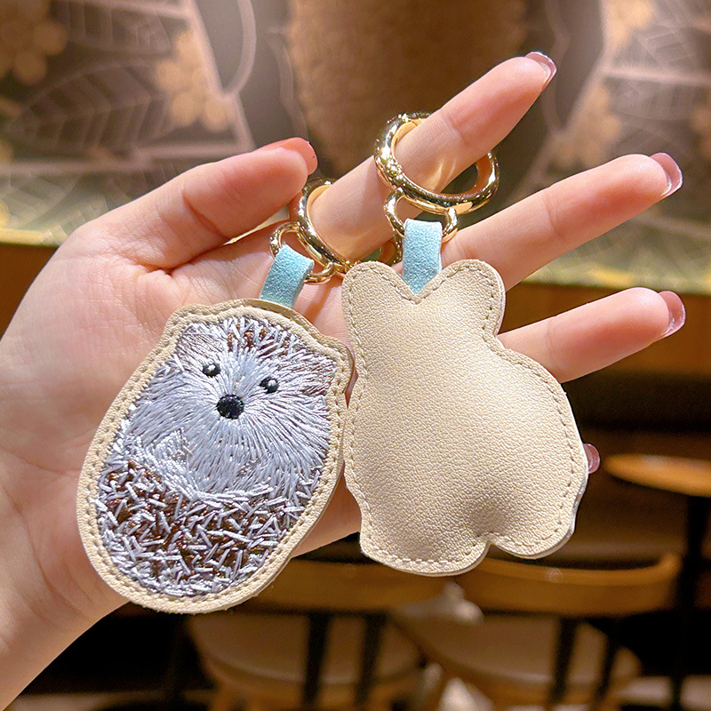 Embroidery Keychain Cute Rabbi - Luxury Xmas Bags review and price