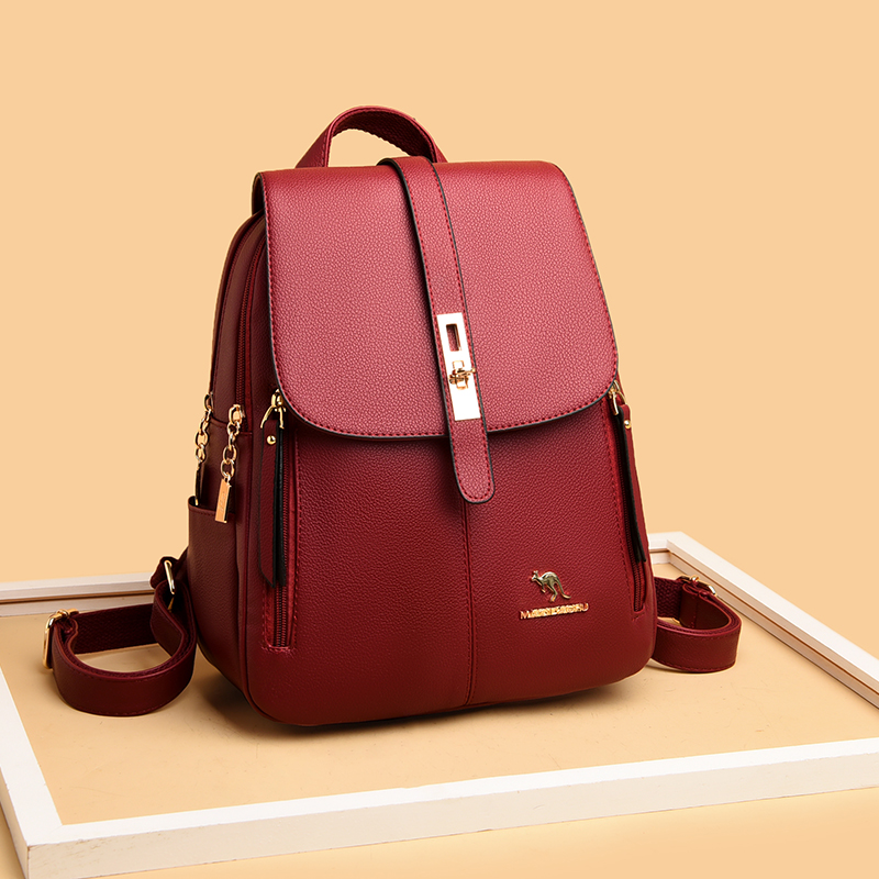 Luxury Women Leather Backpacks - Luxury Tote Bags With Zipper review and price