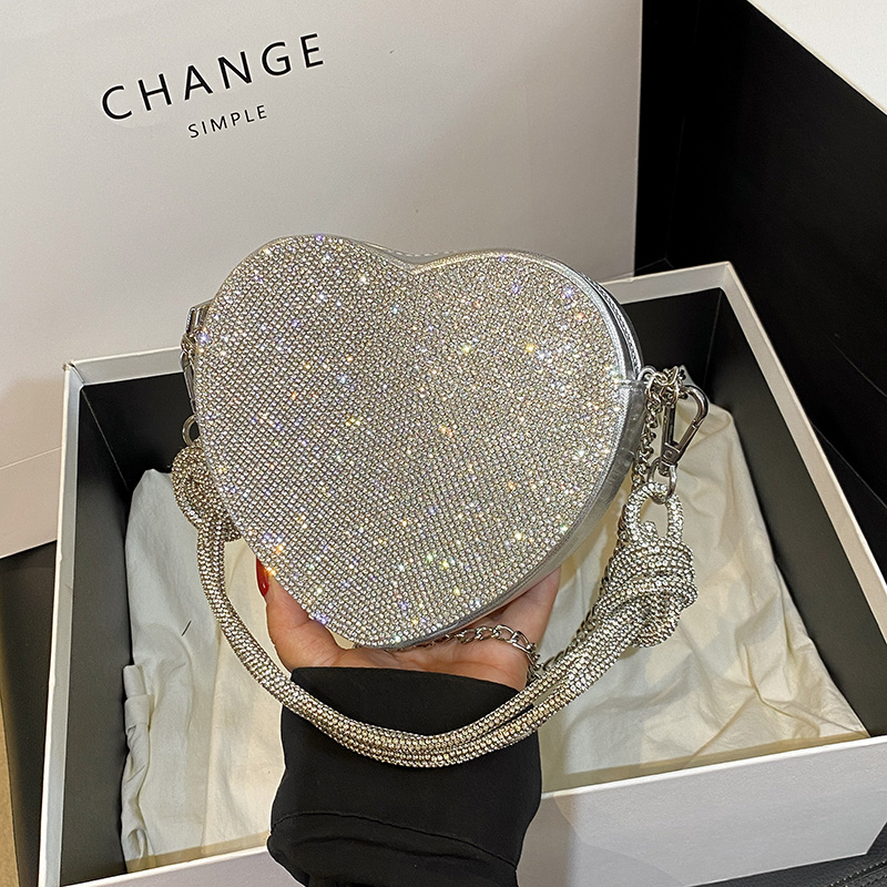 Knot Handle Rhinestones Evenin - Luxury Bags Made In Italy review and price