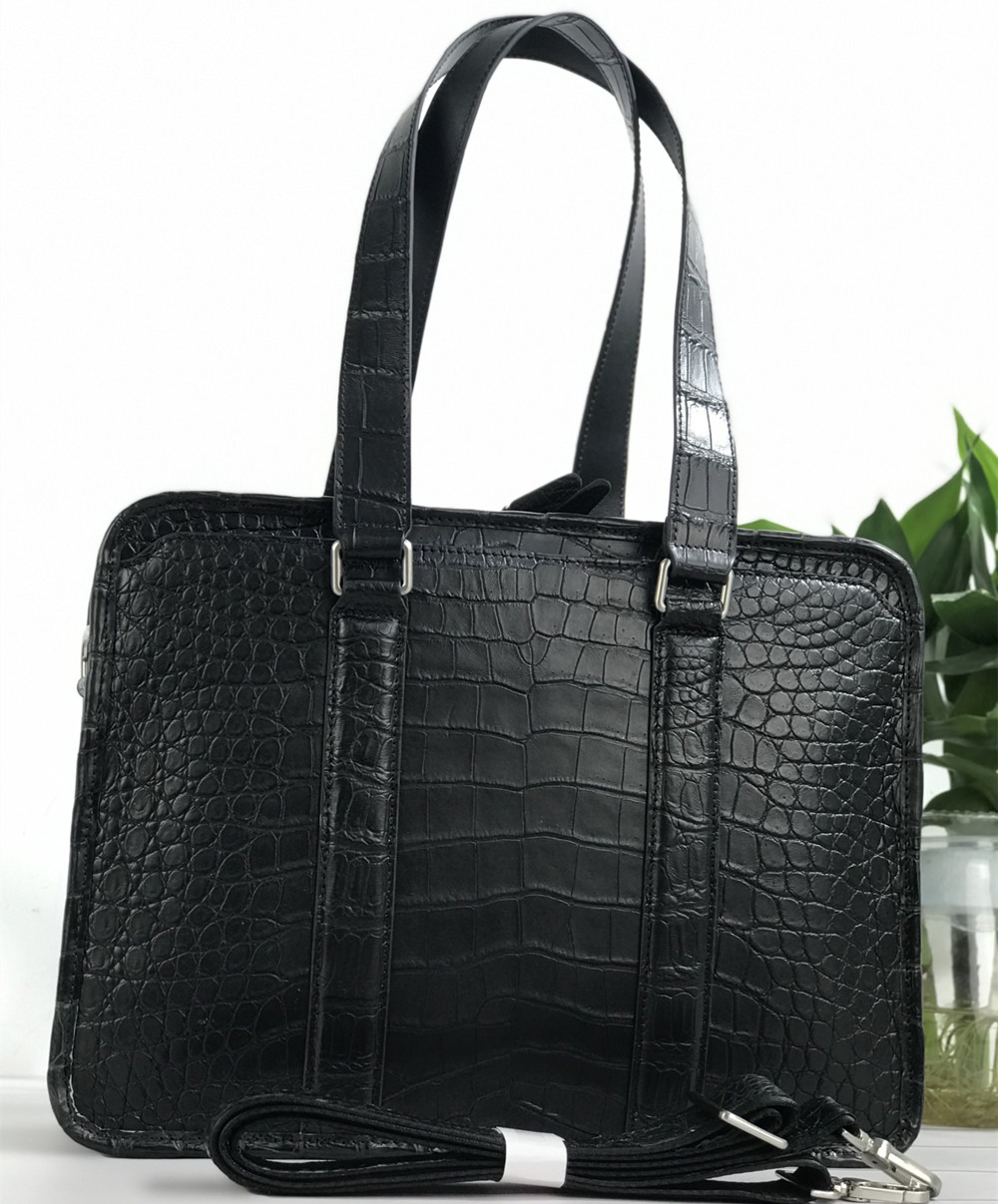 New Crocodile Leather Laptop B - Luxury Tote Bags With Zipper review and price