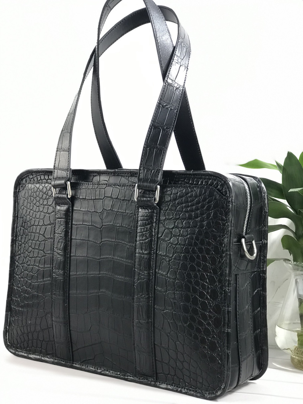 New Crocodile Leather Laptop B - Luxury Tote Bags With Zipper review and price