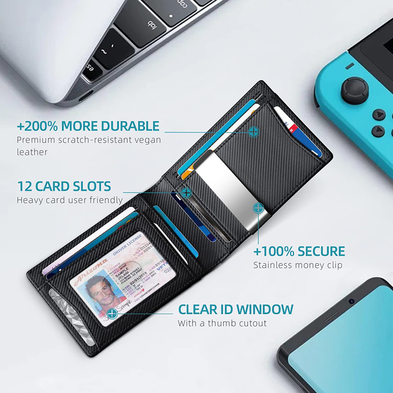 Rfid Carbon Fiber Luxury Men W - Luxury Bags Photos review and price