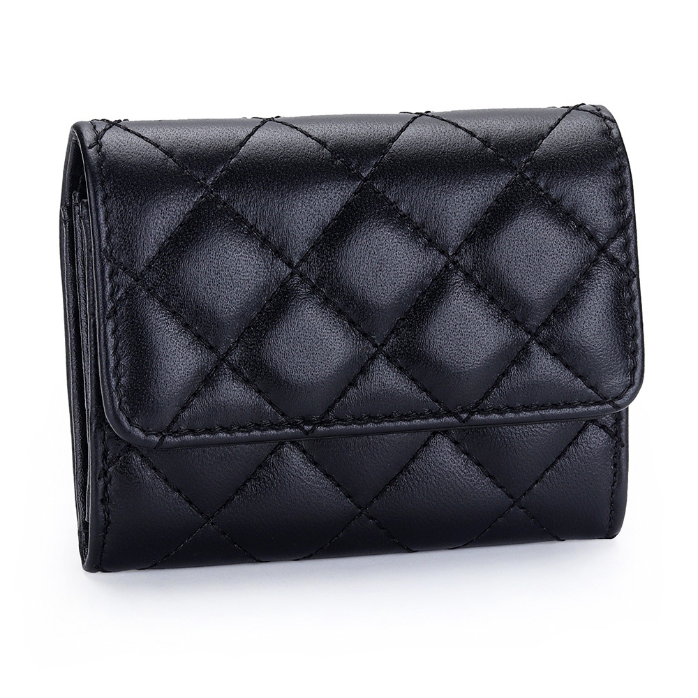 Sheepskin Quilted Card Holder  - Luxury Quilted Bags review and price