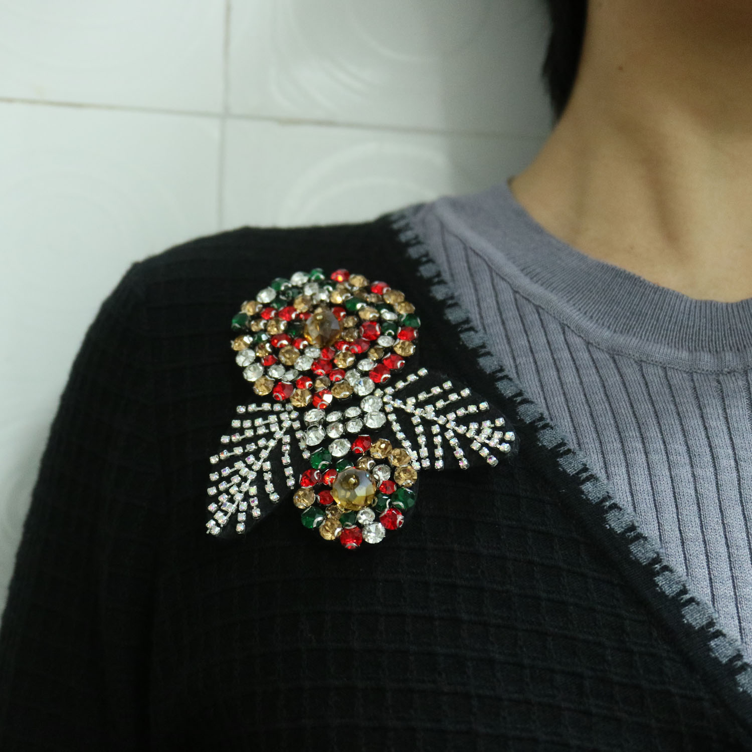 2pc/lot Luxury Rhinstone Patch - Luxury Bags Photos review and price